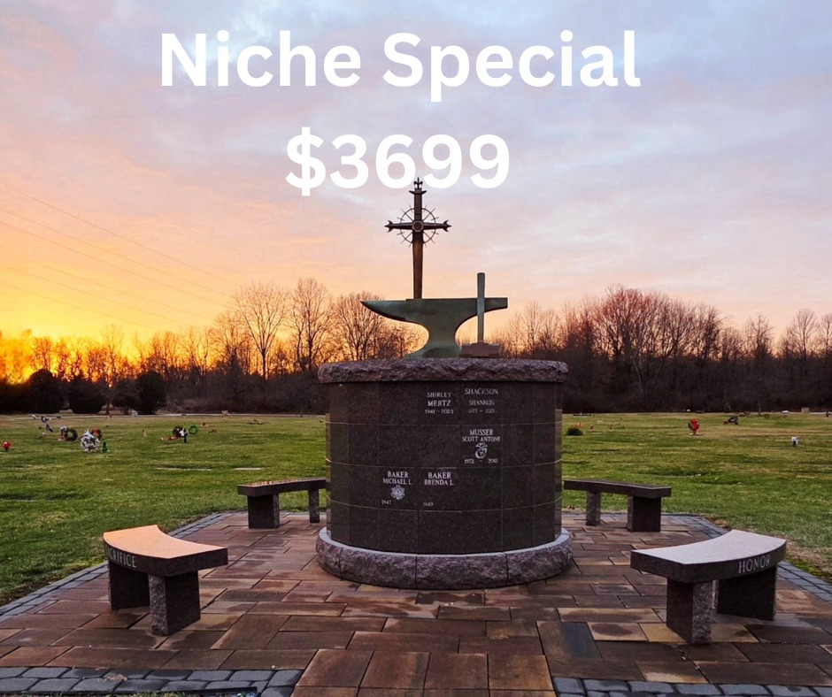 $3,699  Anvil of Peace Niches
